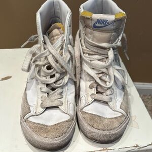 Nike White High-Top Sneakers